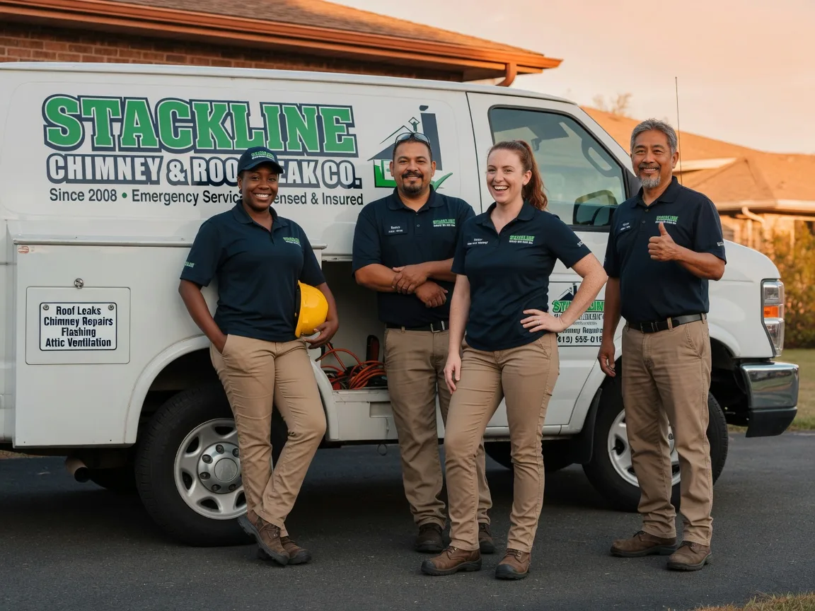 Chimney flashing repair company in Charleston, AR